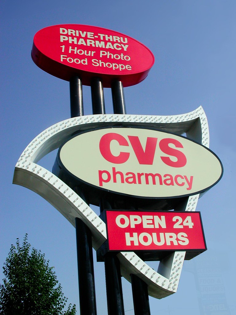 "CVS Pharmacy - Sign Restoration" by pixeljones is licensed under CC BY-SA 2.0.